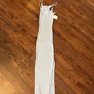 KULE Blue Bodycon Midi Dress Spaghetti Strap